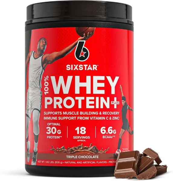 Six Star Whey Protein Powder Whey Protein Plus | Whey Protein Isolate & Peptides | Lean Protein Powder for Mus